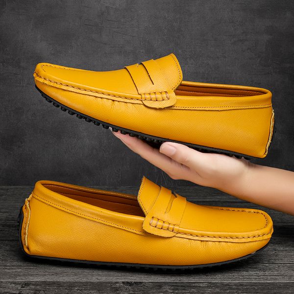 big size 38-49 italian mens shoes casual men loafers genuine leather moccasins light breathable slip on boat shoes, Black
big size 38-49 italian mens shoes casual men loafers genuine leather moccasins light breathable slip on boat shoes, Black