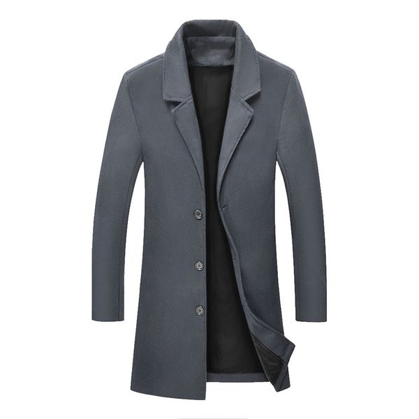 men fashion luxury double breasted woolen coat men notched collar solid color long dust coats slim fit casual overcoats 2019 new, Black
men fashion luxury double breasted woolen coat men notched collar solid color long dust coats slim fit casual overcoats 2019 new, Black