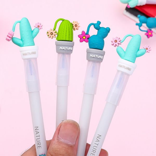 4 pcs/lot potted cactus erasable gel pen cute 0.5 mm blue ink signature pen school office writing supplies stationery
4 pcs/lot potted cactus erasable gel pen cute 0.5 mm blue ink signature pen school office writing supplies stationery