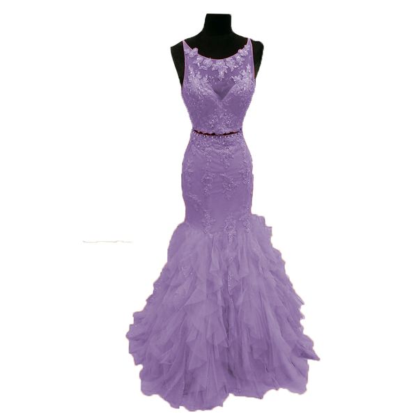two pieces mermaid prom dresses tulle ruffle cascading tiered graduation dresses elegant special occasion dresses keyhole back evening gowns, Black
two pieces mermaid prom dresses tulle ruffle cascading tiered graduation dresses elegant special occasion dresses keyhole back evening gowns, Black