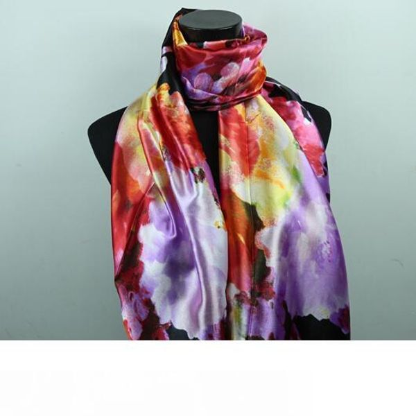9styles lavender red black lily flower women's fashion satin oil painting long wrap shawl beach silk scarf 160x50cm s82-s90, Blue;gray
9styles lavender red black lily flower women's fashion satin oil painting long wrap shawl beach silk scarf 160x50cm s82-s90, Blue;gray