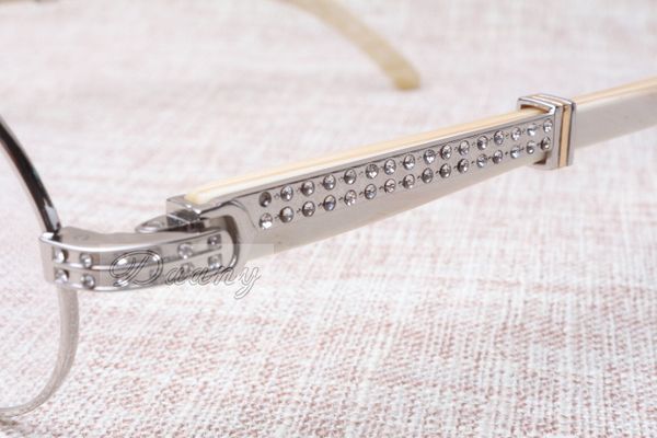 wholesale-retro fashion high-end diamond white cattle horns glasses t7550178 for male and female models round glasses, size: 57-22-135mm, Silver
wholesale-retro fashion high-end diamond white cattle horns glasses t7550178 for male and female models round glasses, size: 57-22-135mm, Silver