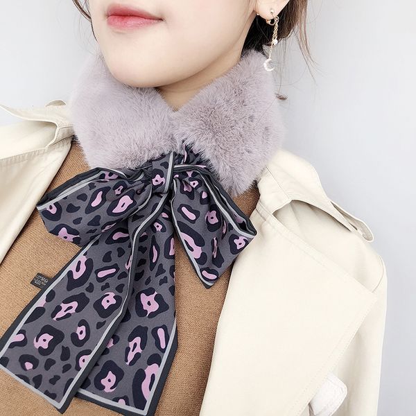 2019 new arrival thick womens warm plush faux fur scarf with bow leopard print with strap collar shawl false collar ribbon
2019 new arrival thick womens warm plush faux fur scarf with bow leopard print with strap collar shawl false collar ribbon