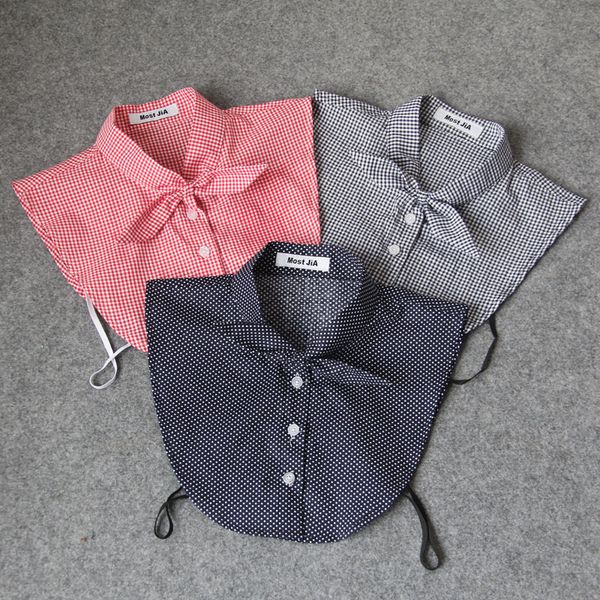 finest fake collar classic check plaid dot solid all matching detachable shirt collars women butterfly, Black;blue
finest fake collar classic check plaid dot solid all matching detachable shirt collars women butterfly, Black;blue