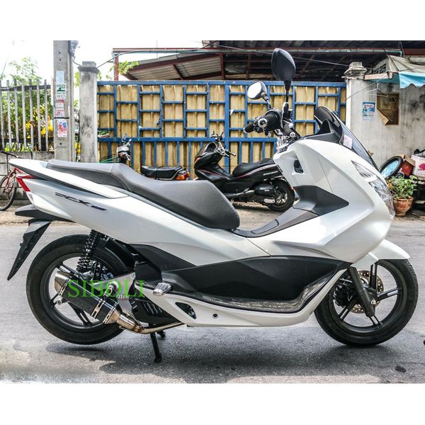 for pcx125 150 motorcycle slip on akrapovic exhaust muffler with middle link contact pipe moveable db killer
for pcx125 150 motorcycle slip on akrapovic exhaust muffler with middle link contact pipe moveable db killer