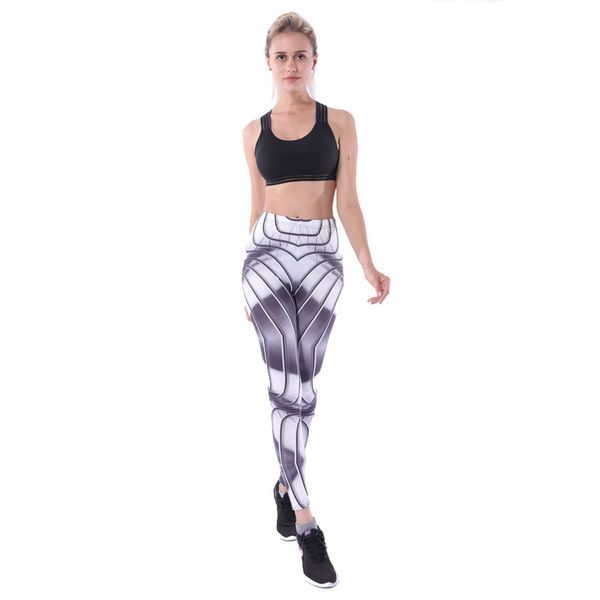 digital printed fitness pants women's sports pants yoga nine-point metal leggings, Black;blue
digital printed fitness pants women's sports pants yoga nine-point metal leggings, Black;blue