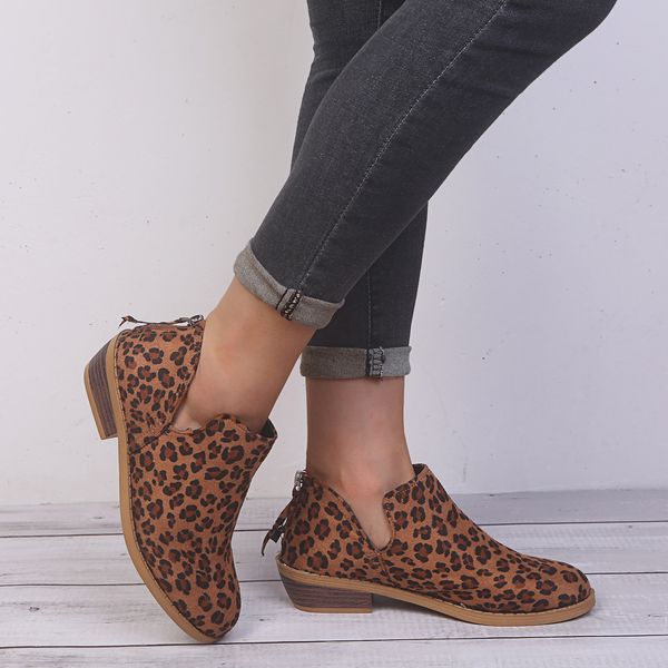 sagace autumn ankle women boots leopard fleece women female high heels single shoes square casual ladies fashion, Black
sagace autumn ankle women boots leopard fleece women female high heels single shoes square casual ladies fashion, Black