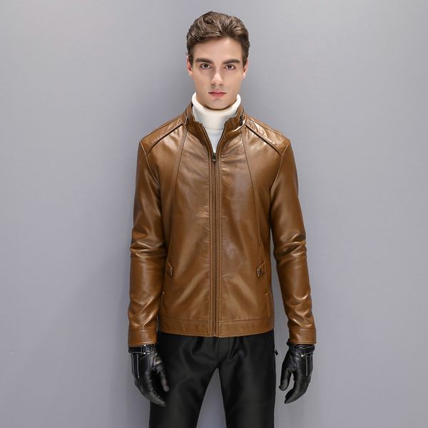 2019 autumn new products men leather coat jacket jackets cardigan stand collar casual leather coat large size, Black
2019 autumn new products men leather coat jacket jackets cardigan stand collar casual leather coat large size, Black