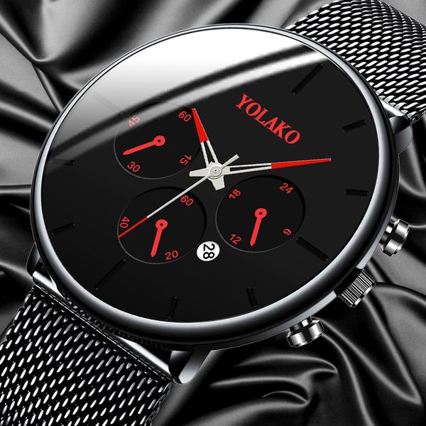luxuryluxury mens fashion business watches for men casual calendar quartz watch black stainless steel mesh belt clock montre homme, Slivery;brown
luxuryluxury mens fashion business watches for men casual calendar quartz watch black stainless steel mesh belt clock montre homme, Slivery;brown