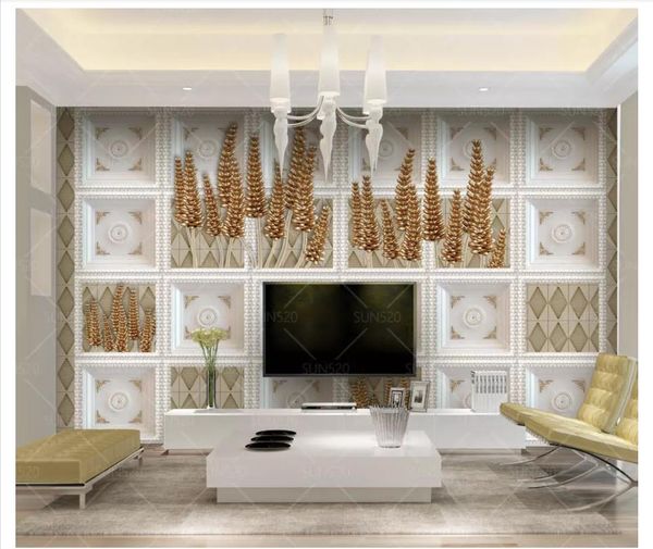papel de parede custom 3d p mural wall paper wheat art tile european 3d background wall soft pack mural decoration
papel de parede custom 3d p mural wall paper wheat art tile european 3d background wall soft pack mural decoration