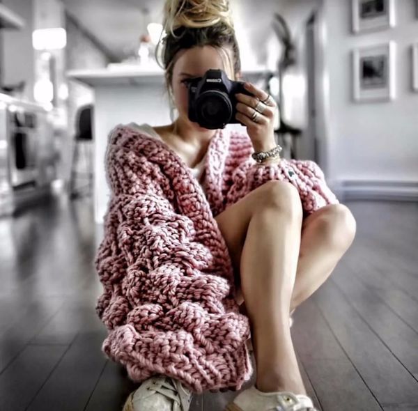 dashing crochet balls sweater winter warm women chunky oversize women knitwear cardigan coat open female sweaters cardigan, White;black
dashing crochet balls sweater winter warm women chunky oversize women knitwear cardigan coat open female sweaters cardigan, White;black
