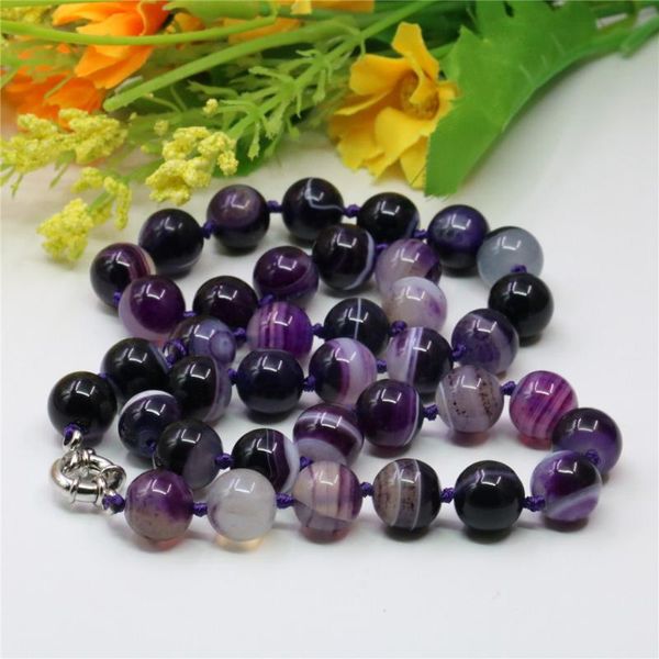 fashion bohemia noble purple stripe agates new natural stone 8/10/12mm round beads necklace women's jewelry chain 18inch y774, Silver
fashion bohemia noble purple stripe agates new natural stone 8/10/12mm round beads necklace women's jewelry chain 18inch y774, Silver