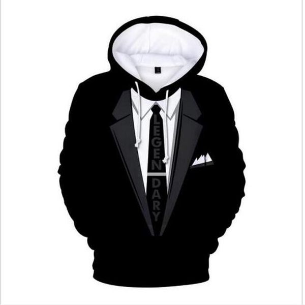 new fashion women men tuxedo casual 3d printed crewneck sweatshirts hoodies sportwear coat wr276, Black
new fashion women men tuxedo casual 3d printed crewneck sweatshirts hoodies sportwear coat wr276, Black