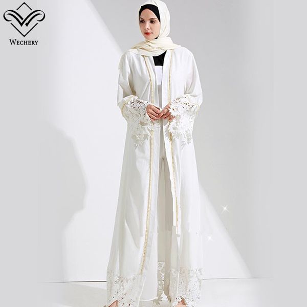 wechery white black muslim dress robe hijab islam lace floral abaya women maxi islamic clothing eid mubarak garments, Red
wechery white black muslim dress robe hijab islam lace floral abaya women maxi islamic clothing eid mubarak garments, Red