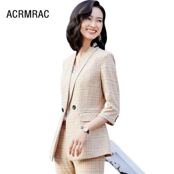 women suits summer half sleeve plaid blazers pants office lady formal work clothes women pants suits woman set 8216, White;black
women suits summer half sleeve plaid blazers pants office lady formal work clothes women pants suits woman set 8216, White;black