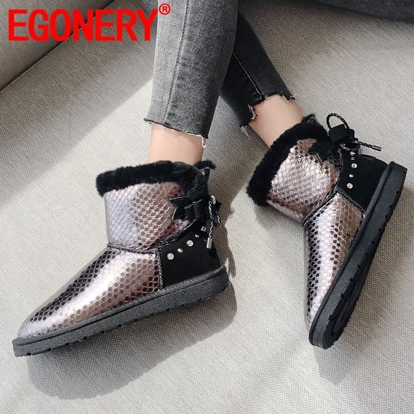 egonery wool cool woman snow boots punk sequin cloth warm winter silver cow suede women's flats shoes 34-43 plus size, Black
egonery wool cool woman snow boots punk sequin cloth warm winter silver cow suede women's flats shoes 34-43 plus size, Black