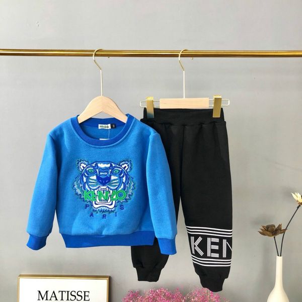 children clothing set kids fashion hoodie+pants tracksuits boys girls thick tiger letter embroidery casual suits selling, White
children clothing set kids fashion hoodie+pants tracksuits boys girls thick tiger letter embroidery casual suits selling, White