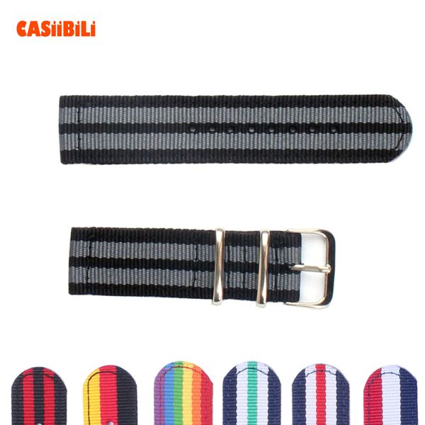 2 parts nato straps 3 color nylon thickening canvas 18mm 20mm 22mm 24mm width fabric watchband stainless steel buckle, Black;brown
2 parts nato straps 3 color nylon thickening canvas 18mm 20mm 22mm 24mm width fabric watchband stainless steel buckle, Black;brown