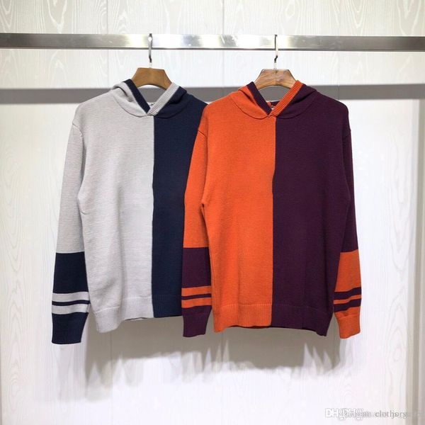 mens fashion hoodie chest print round neck stitching quality couple knitted hooded sweater autumn and winter tide brand, Black 
mens fashion hoodie chest print round neck stitching quality couple knitted hooded sweater autumn and winter tide brand, Black