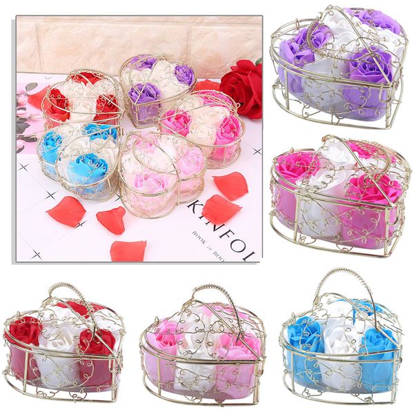 soap rose iron basket celebration 6pcs valentine's day creative 2 color interphase wedding immortal flower drop shipping
soap rose iron basket celebration 6pcs valentine's day creative 2 color interphase wedding immortal flower drop shipping