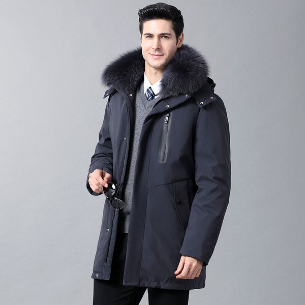 middle-aged men's down jacket 2019 new style fashion casual winter white duck down hooded dad coat uncle, Black
middle-aged men's down jacket 2019 new style fashion casual winter white duck down hooded dad coat uncle, Black