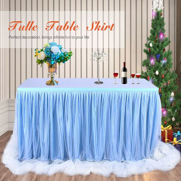 6ft wedding tulle tutu table skirt party birthday festive baby shower decor
6ft wedding tulle tutu table skirt party birthday festive baby shower decor