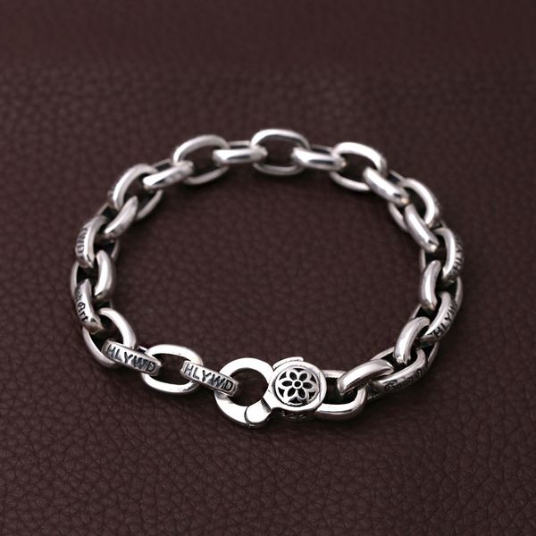 personalized 925 sterling silver jewelry designer hand-made links cherry blossom bracelet designed with unique closure clasp for men, Black
personalized 925 sterling silver jewelry designer hand-made links cherry blossom bracelet designed with unique closure clasp for men, Black