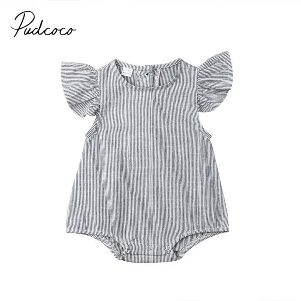 2019 brand new newborn infant kids baby girl boy romper petal sleeveless striped cotton jumpsuit playsuit summer clothes 0-18m, Blue
2019 brand new newborn infant kids baby girl boy romper petal sleeveless striped cotton jumpsuit playsuit summer clothes 0-18m, Blue