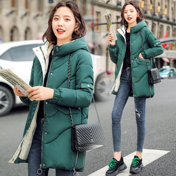 wholesale fashion women's long winter new loose hooded down coat jacket size m-3xl, Black
wholesale fashion women's long winter new loose hooded down coat jacket size m-3xl, Black