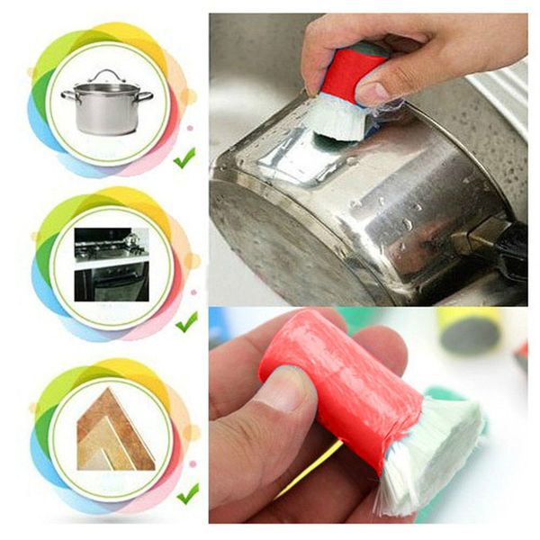 Magic Stainless Steel Metal Wash Brush Rust Remover Cleaning Detergent Stick