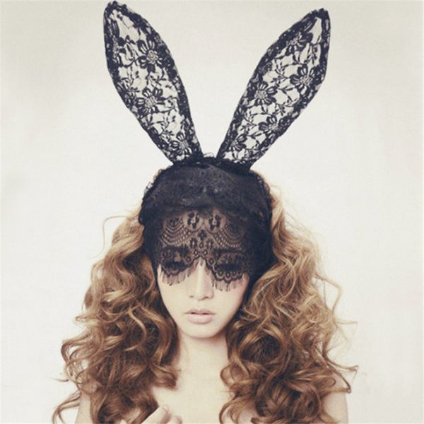рождество black lace кролика rabbit ears маска sexy veil оголовье ночные masquerade маски halloween costume party face mask jk1909
рождество black lace кролика rabbit ears маска sexy veil оголовье ночные masquerade маски halloween costume party face mask jk1909