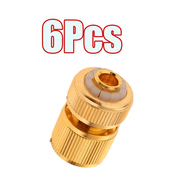 6x 1/2'' female brass quick connector adaptor for garden watering hose pipe
6x 1/2'' female brass quick connector adaptor for garden watering hose pipe