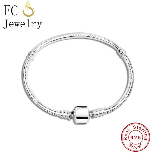 fc jewelry 925 sterling silver bracelet fit charm bead pendant snake chain for women girl pulsera no brand berloque, Golden;silver
fc jewelry 925 sterling silver bracelet fit charm bead pendant snake chain for women girl pulsera no brand berloque, Golden;silver