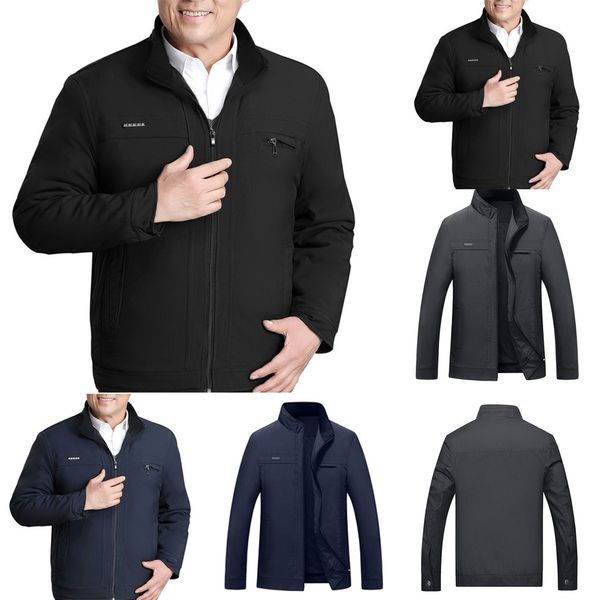 2019 new men's new winter style fashion business self-cultivation pure color sport coat boy blouse, Black;red
2019 new men's new winter style fashion business self-cultivation pure color sport coat boy blouse, Black;red