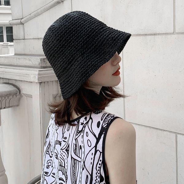 foldable plaited small edge black holiday beach women's ins sunscreen children's fisherman straw sunscreen straw hat fisherman hat, Blue;gray
foldable plaited small edge black holiday beach women's ins sunscreen children's fisherman straw sunscreen straw hat fisherman hat, Blue;gray