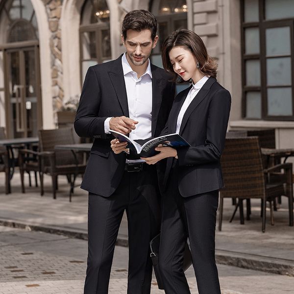 spring new fashion men's suit business work uniform three piece suit casual men, White;black
spring new fashion men's suit business work uniform three piece suit casual men, White;black