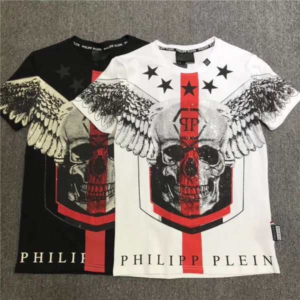 2019 new fa hion luxury de igner men 039 printed phillip plain hort leeved fluore cent kull head drilled cotton o neck t hirt whole a
2019 new fa hion luxury de igner men 039 printed phillip plain hort leeved fluore cent kull head drilled cotton o neck t hirt whole a