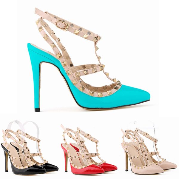 2019 designer women high heels party fashion rivets sandals girls pointed wedding shoes dance shoes double straps sandals 35-42
2019 designer women high heels party fashion rivets sandals girls pointed wedding shoes dance shoes double straps sandals 35-42