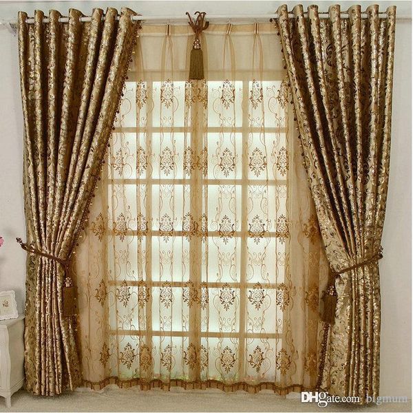 europen style blackout luxury palace curtain without beads for l villa living room custom-made golden window treatments new
europen style blackout luxury palace curtain without beads for l villa living room custom-made golden window treatments new