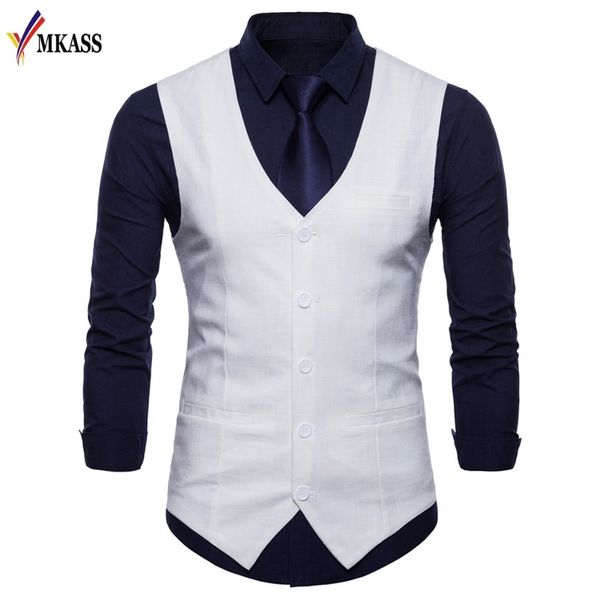 fashion suit vest men formal dress vest colete masculino herringbone gilet fitness sleeveless jacket wedding waistcoat men xxxxl, Black;white
fashion suit vest men formal dress vest colete masculino herringbone gilet fitness sleeveless jacket wedding waistcoat men xxxxl, Black;white