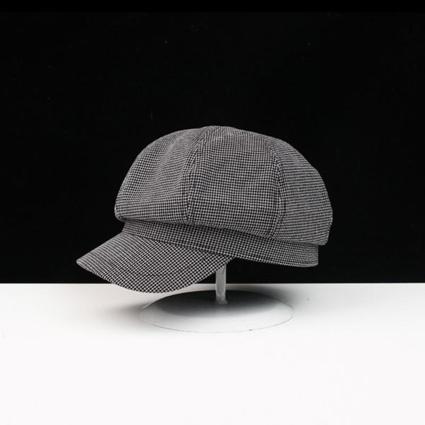 new female spring and summer small fresh octagonal japanese literature and art casual wild newsboy, Blue;gray
new female spring and summer small fresh octagonal japanese literature and art casual wild newsboy, Blue;gray