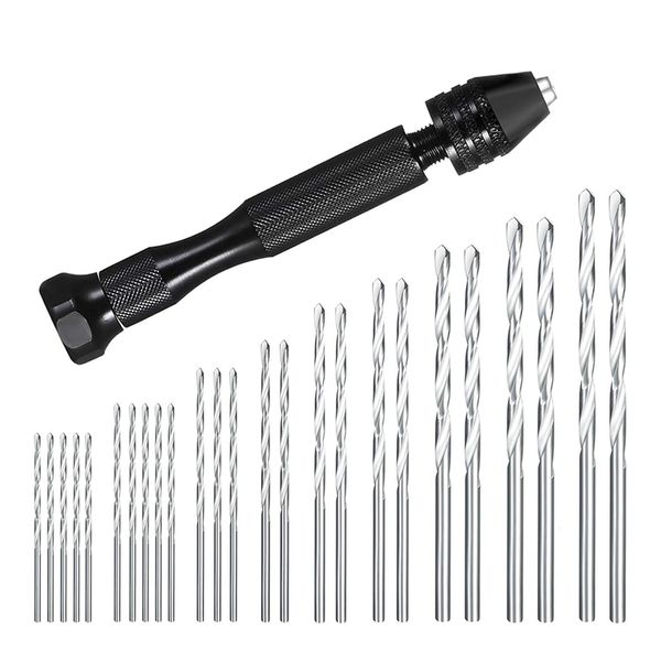 hand drill set precision pin vise with 25 pieces mini twist drill bits for model,diy,jewelry making,multipurpose rotary tool dri
hand drill set precision pin vise with 25 pieces mini twist drill bits for model,diy,jewelry making,multipurpose rotary tool dri