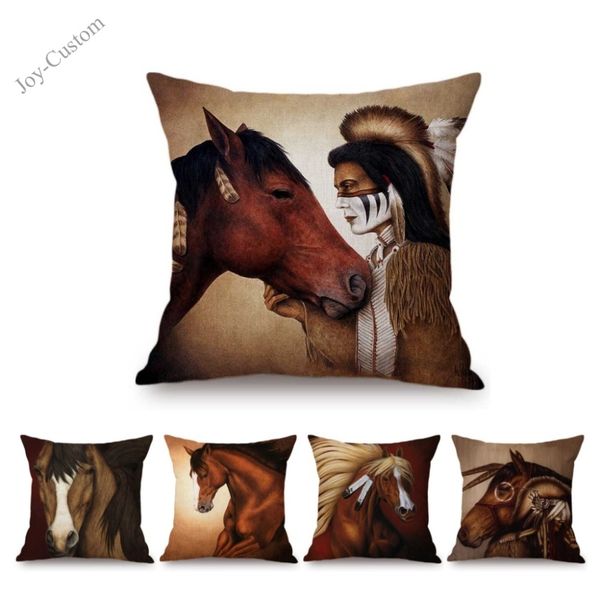 oil painting warrior horse brown black horses cushion cover cotton linen sofa throw pillow case home decoration art car pillow 
oil painting warrior horse brown black horses cushion cover cotton linen sofa throw pillow case home decoration art car pillow