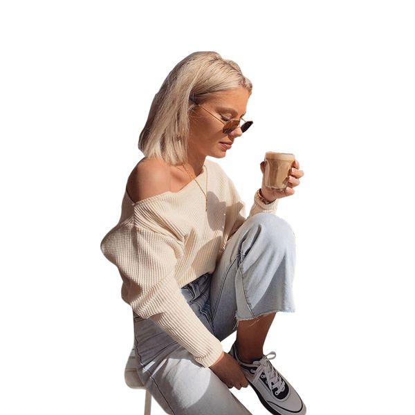 2019 autumn women casual slash neck off shoulder long sleeve solid color streetwear loose pullovers sweatshirts t1735072, Black
2019 autumn women casual slash neck off shoulder long sleeve solid color streetwear loose pullovers sweatshirts t1735072, Black