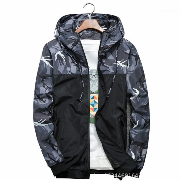 hooded long sleeve with zipper homme clothing fashion coat fashion men casual patchwork camouflage jacket, Black;brown
hooded long sleeve with zipper homme clothing fashion coat fashion men casual patchwork camouflage jacket, Black;brown