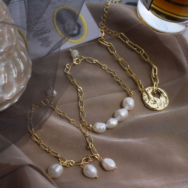 hz 2019 elegant gold baroque irregular pearls link chain tassel bracelet metal hand jewelry irregular beads bangle for women, Black
hz 2019 elegant gold baroque irregular pearls link chain tassel bracelet metal hand jewelry irregular beads bangle for women, Black