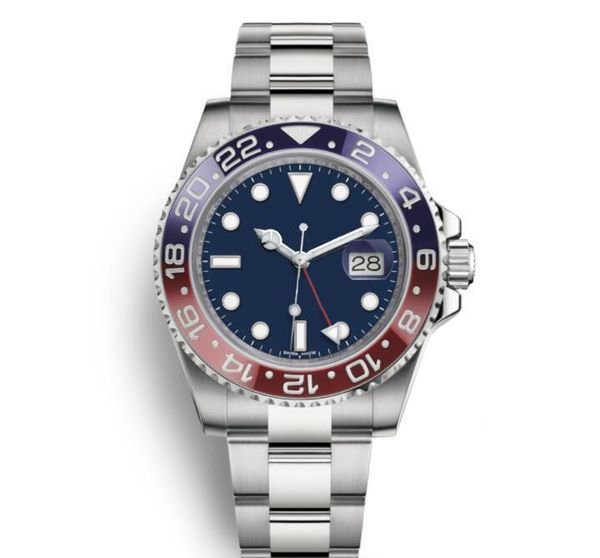 male watches men pepsi gmt blue red ceramic bezel automatic stainless strap solid clssp sports self-wind watches wristwatches, Slivery;brown
male watches men pepsi gmt blue red ceramic bezel automatic stainless strap solid clssp sports self-wind watches wristwatches, Slivery;brown