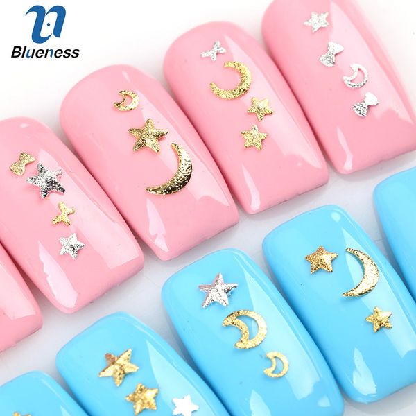 blueness 1000pcs 3d star moon diy gold silver alloy nails nail art rhinestone decoration charms glitter manicure accessories, Silver;gold
blueness 1000pcs 3d star moon diy gold silver alloy nails nail art rhinestone decoration charms glitter manicure accessories, Silver;gold
