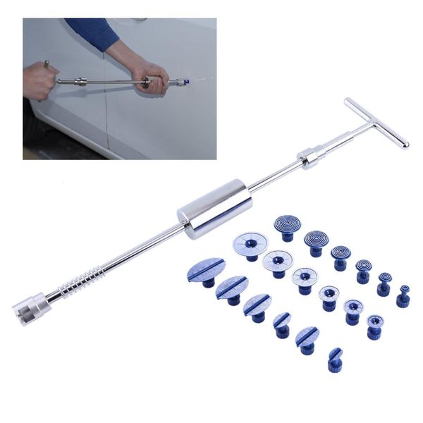 

tools paintless dent repair dent puller kit removal slide hammer glue sticks reverse hammer glue tabs car hail damage