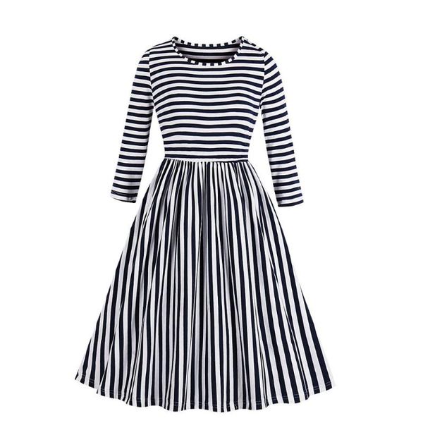 vertical striped patchwork t shirt dress 3/4 sleeves casual robe vintage rockabilly with pocket black and white stripe 3xl 4xl, Black;gray
vertical striped patchwork t shirt dress 3/4 sleeves casual robe vintage rockabilly with pocket black and white stripe 3xl 4xl, Black;gray